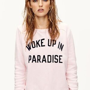 Maison scotch Amsterdam Blauw Pink Sweatshirt